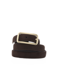 ADA BELT - DARK CACAO SUEDE-GOLD-BELTS-Billini-Billini