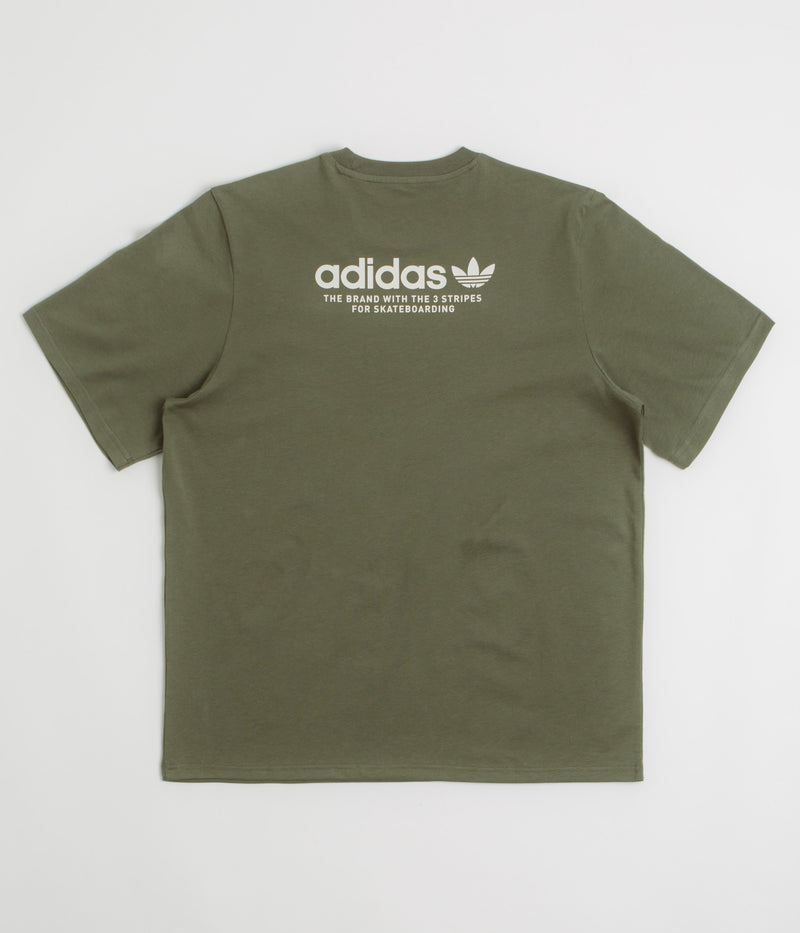 Adidas 4.0 Logo T-Shirt in Olive Strata