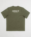 Adidas 4.0 Logo T-Shirt in Olive Strata