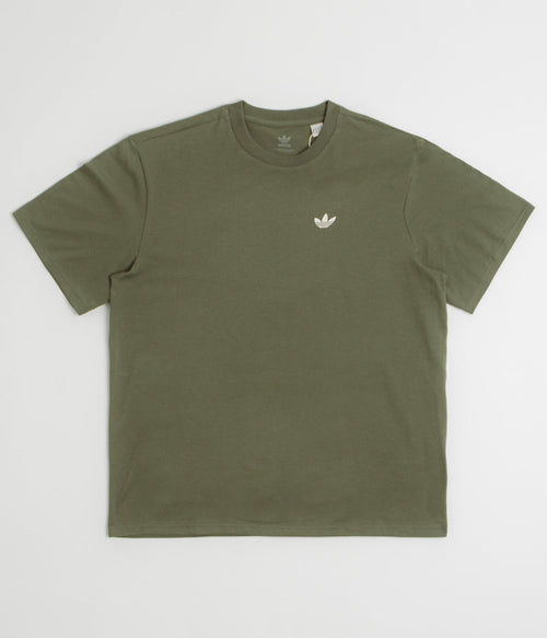 Adidas 4.0 Logo T-Shirt in Olive Strata