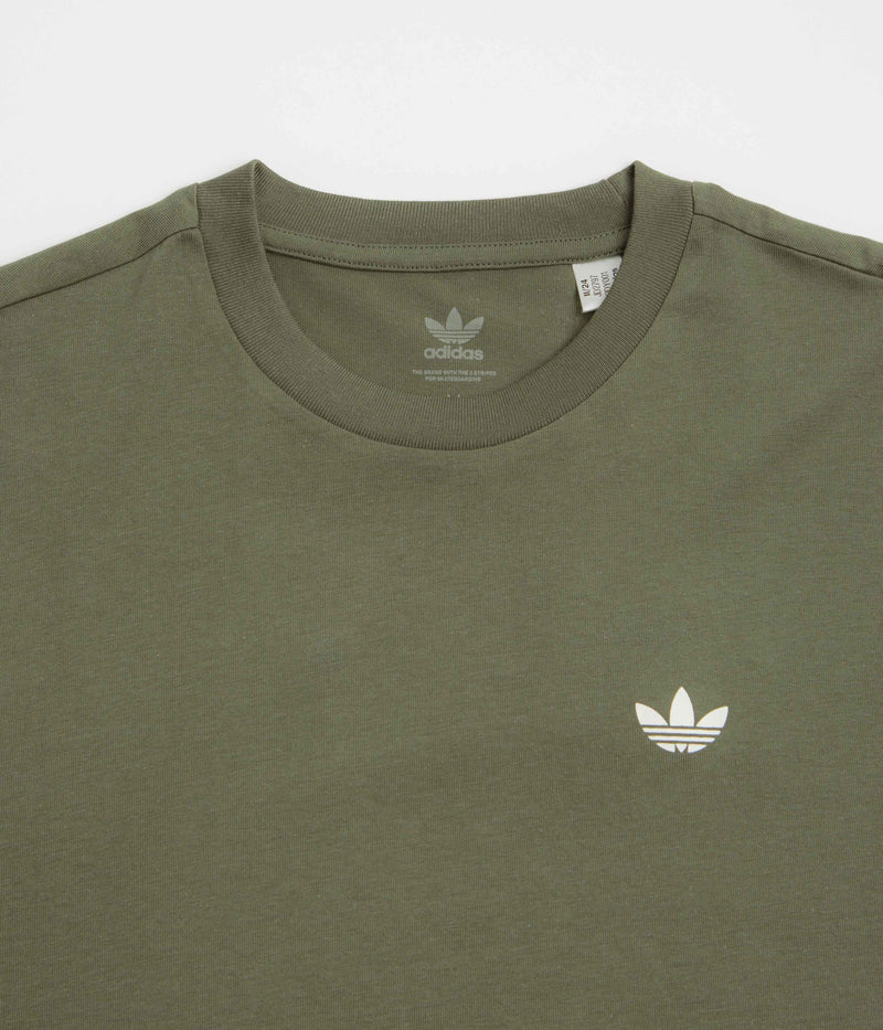 Adidas 4.0 Logo T-Shirt in Olive Strata