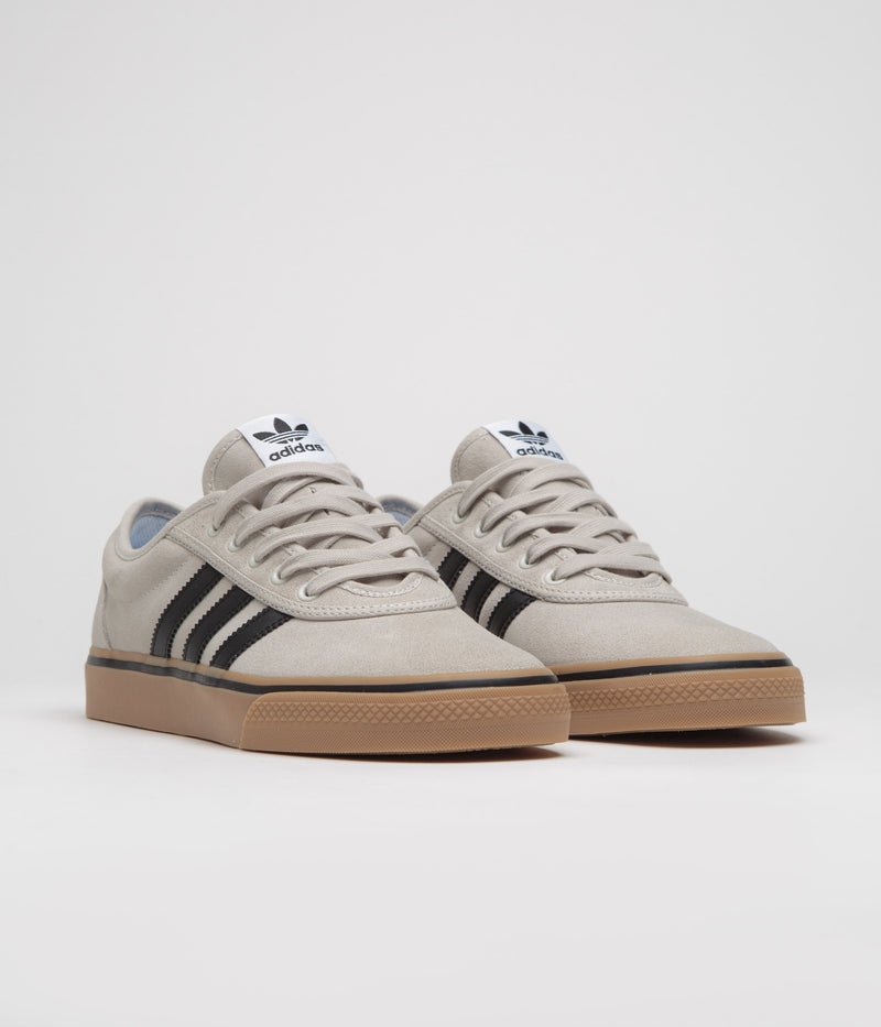 Adidas Adi Ease Shoes in Crystal White and Core Black / Gum4