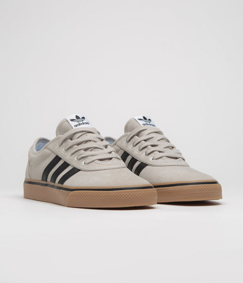 Adidas Adi Ease Shoes in Crystal White and Core Black / Gum4
