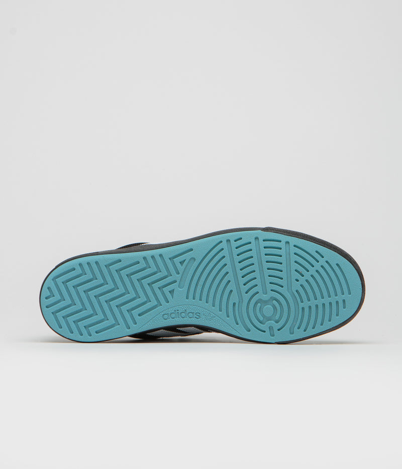 Adidas Nora Shoes in Core Black and FTWR White / Gold Metallic / Blue