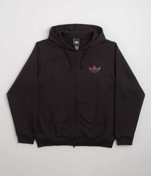 Adidas Shmangry Zip Hoodie in Black and Shadow Red