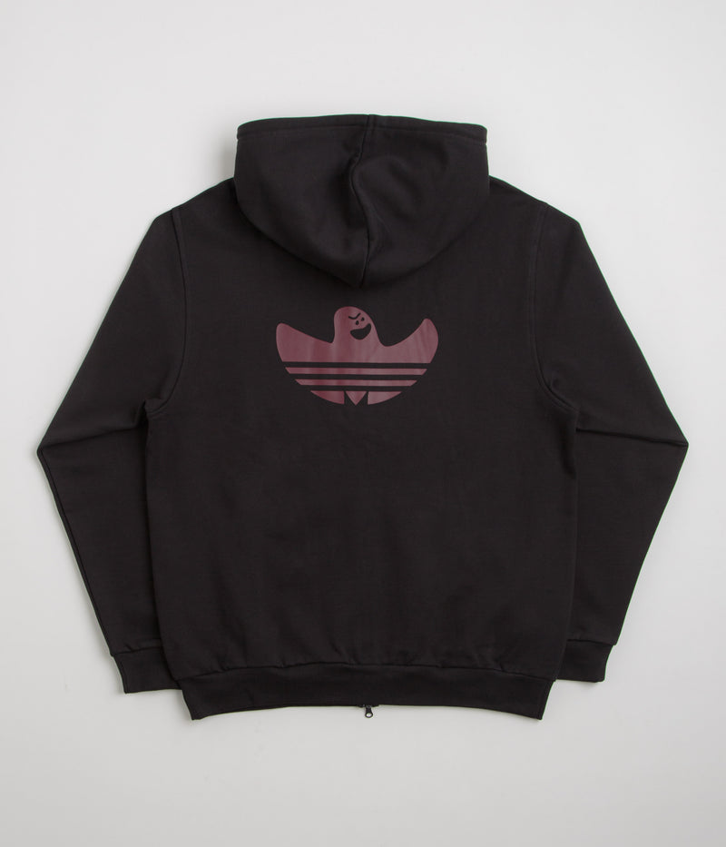 Adidas Shmangry Zip Hoodie in Black and Shadow Red