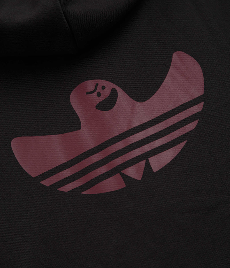 Adidas Shmangry Zip Hoodie in Black and Shadow Red