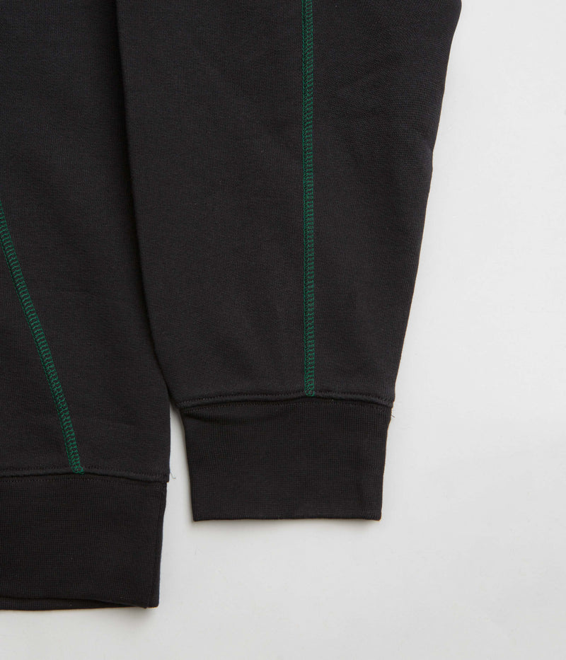 Adidas Shmoofoil Featherweight Hoodie in Black and Dark Green