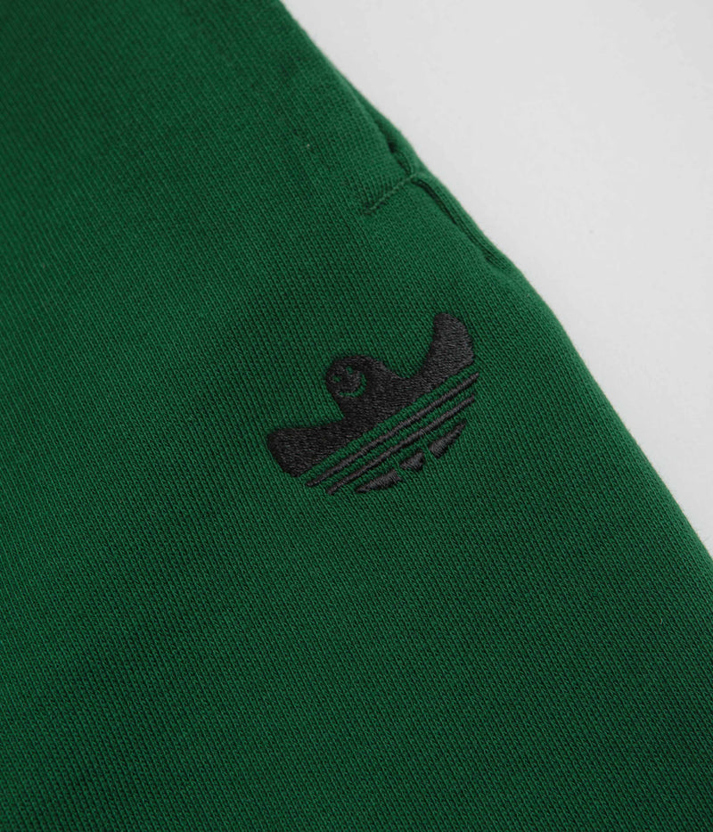 Adidas Shmoofoil Featherweight Shorts in Dark Green and Black