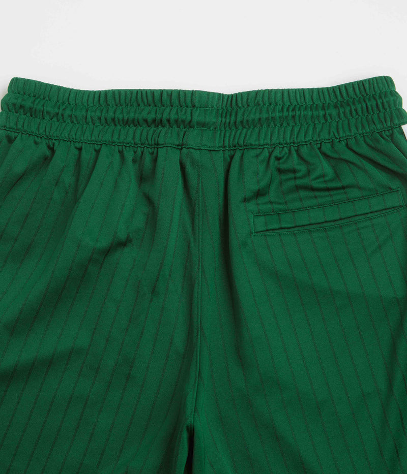 Adidas Skateboarding Classic Shorts in Dark Green and White