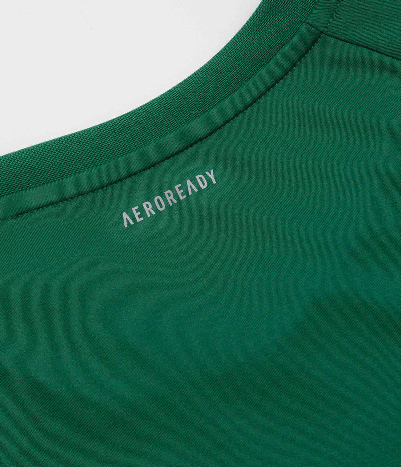Adidas Skateboarding Teamgeist Jersey in Dark Green and White