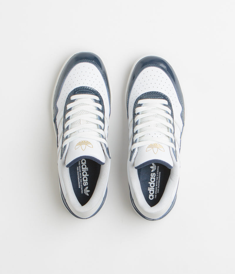 Adidas Tyshawn II Shoes in Collegiate Navy and FTWR White / Grey One