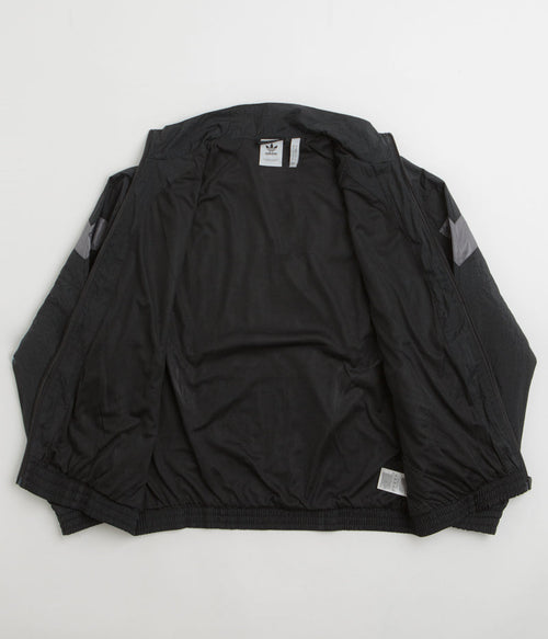 Adidas x Fucking Awesome Aloxe Track Jacket in Black and Granite