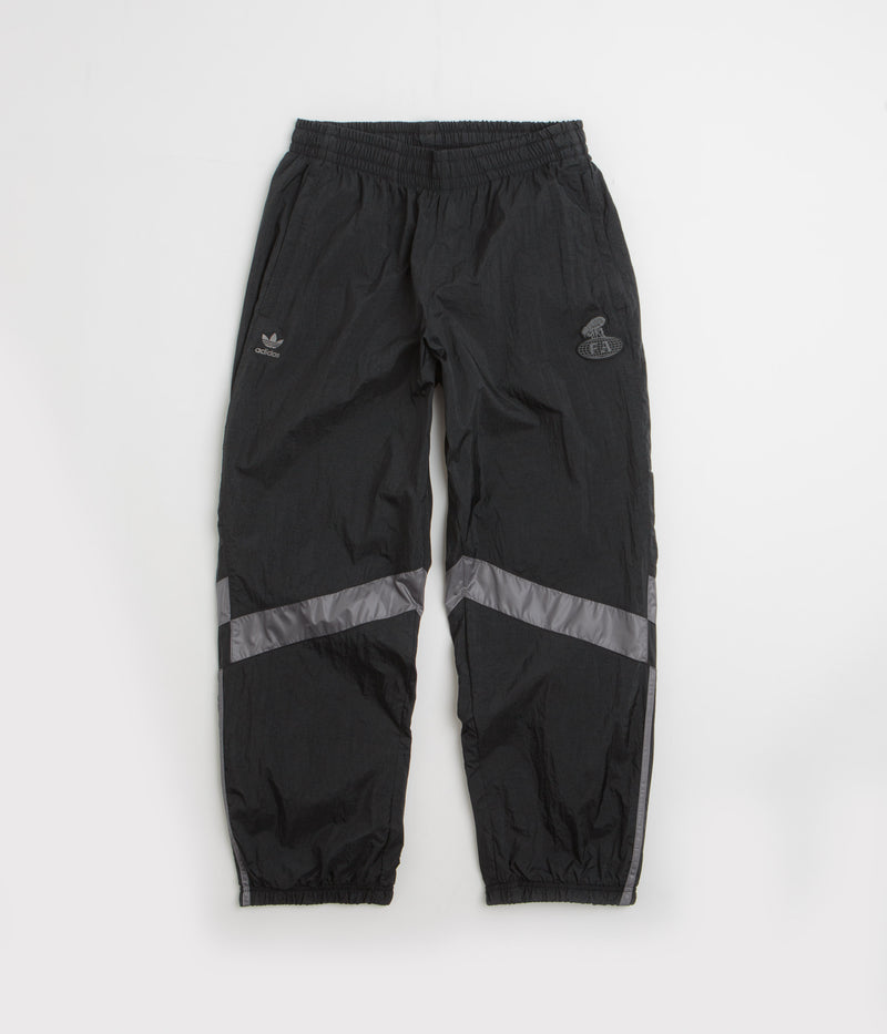 Adidas x Fucking Awesome Aloxe Track Pants in Black and Granite