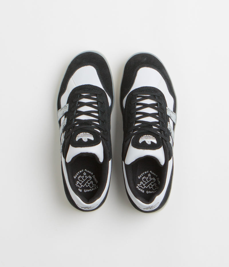 Adidas x Gustav Tonnenson Aloha Super Shoes in Core Black and Black / Chalk White