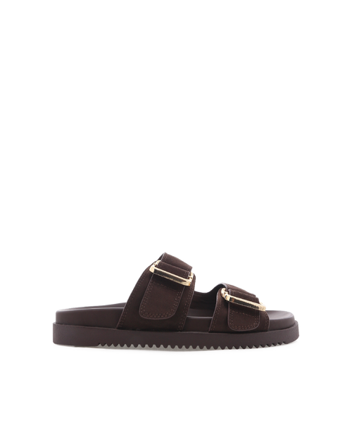 ADLEY - DARK CACAO SUEDE-Sandals-Billini-Billini