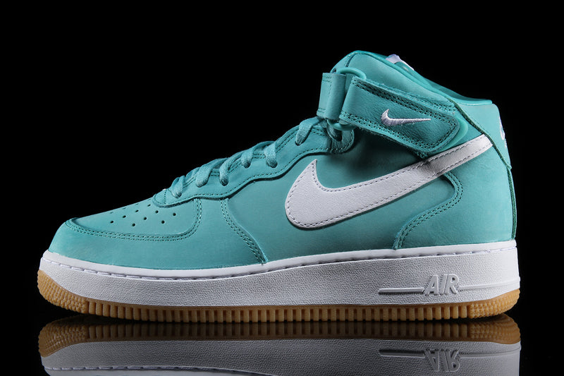 Nike Air Force 1 Mid Premium Washed Teal / White / Gum