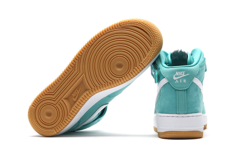 Nike Air Force 1 Mid Premium Washed Teal / White / Gum