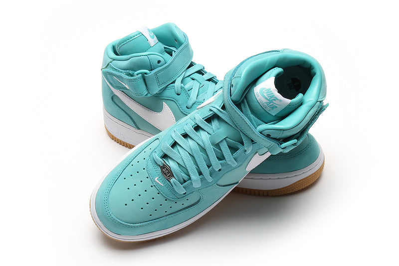 Nike Air Force 1 Mid Premium Washed Teal / White / Gum
