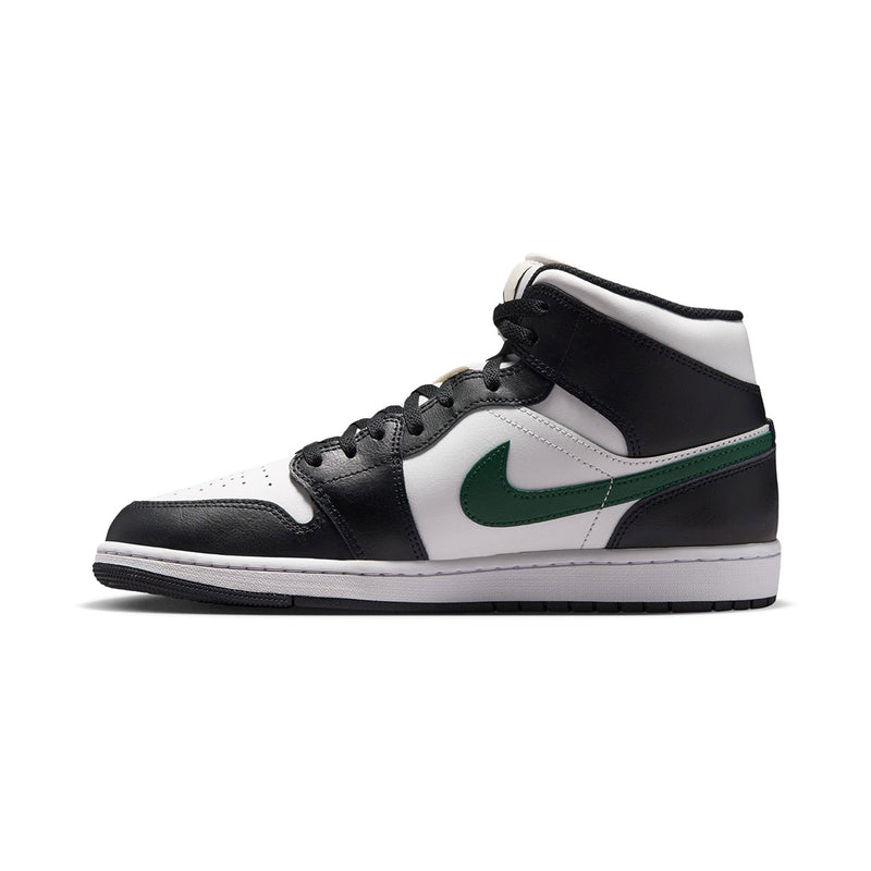 Air Jordan 1 Mid 'Black Gorge Green' Men's Shoes