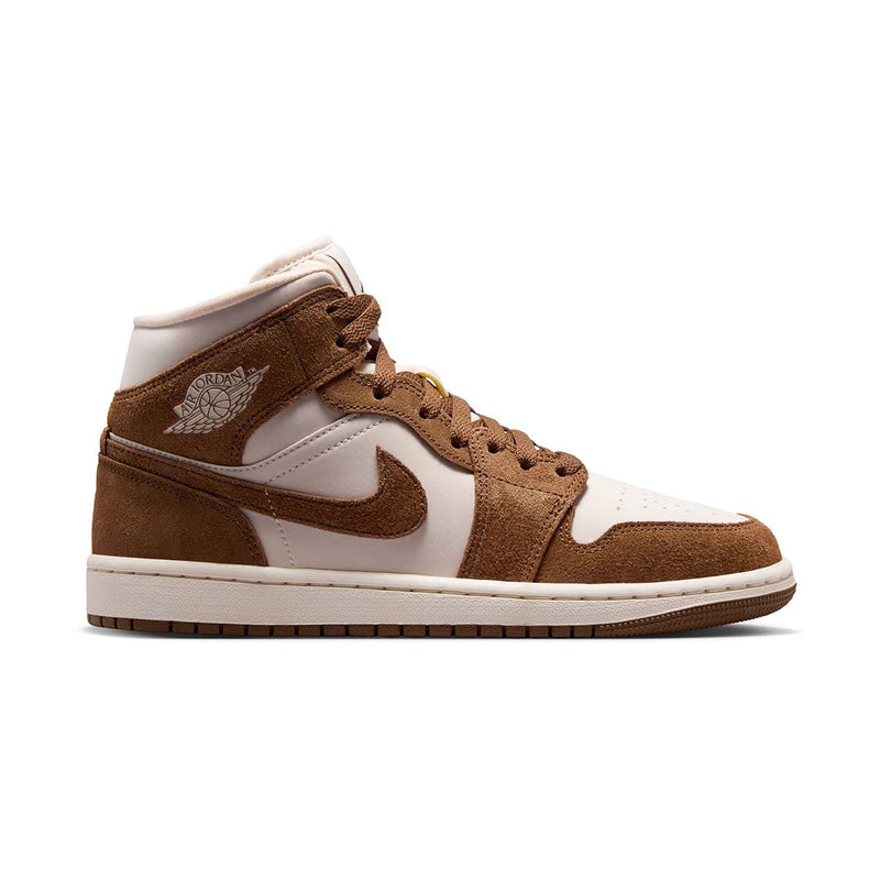 Air Jordan 1 Mid 'Light British Tan' Women's Shoes