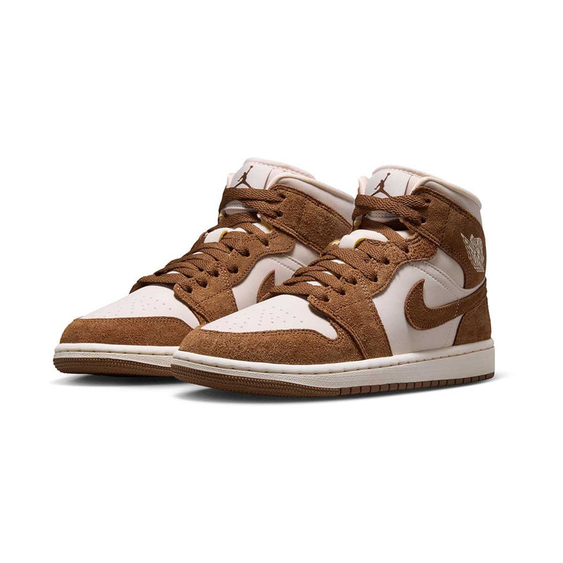 Air Jordan 1 Mid 'Light British Tan' Women's Shoes