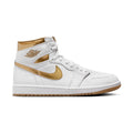 Air Jordan 1 Retro High OG 'White and Gold' Women's Shoes