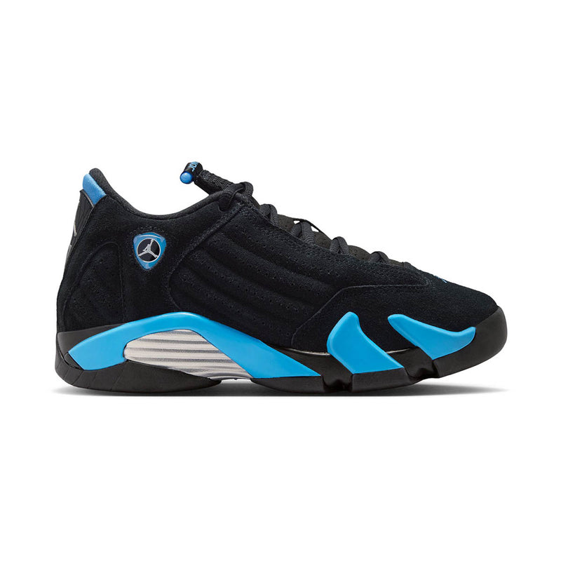 Air Jordan 14 'Black University Blue' Retro Big Kids' Shoes