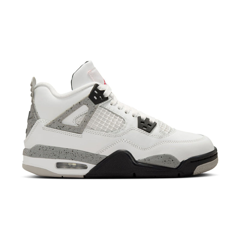 Air Jordan 4 Retro 'White Cement' Big Kids' Shoes