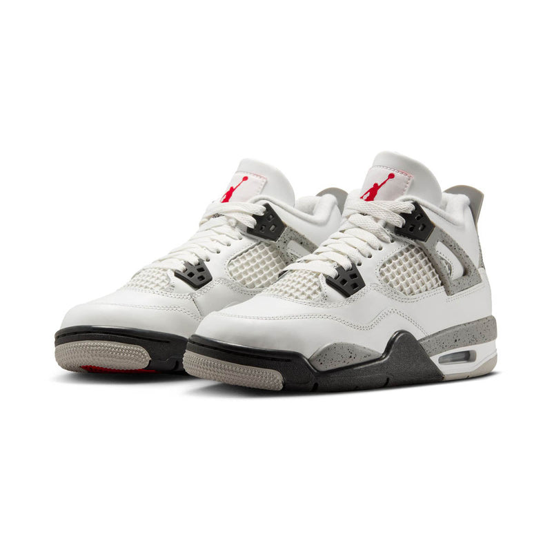 Air Jordan 4 Retro 'White Cement' Big Kids' Shoes