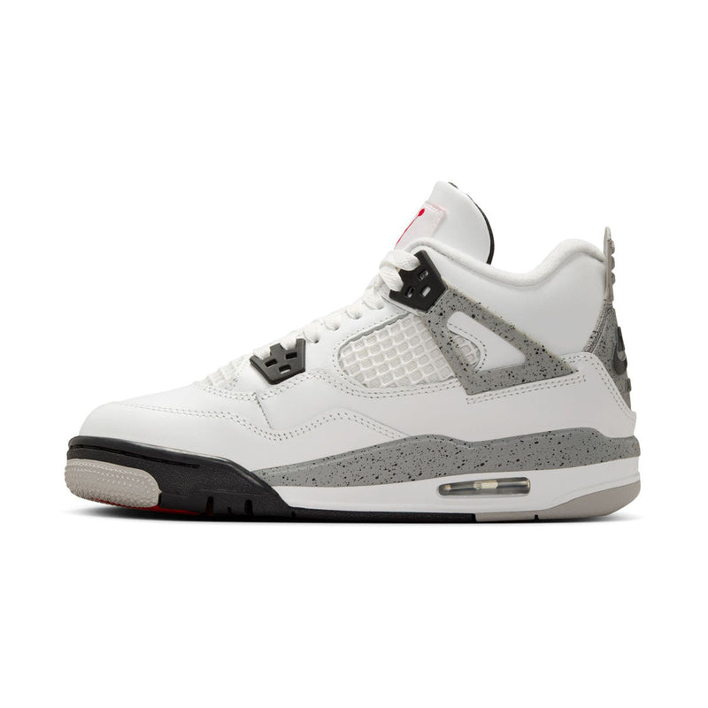 Air Jordan 4 Retro 'White Cement' Big Kids' Shoes