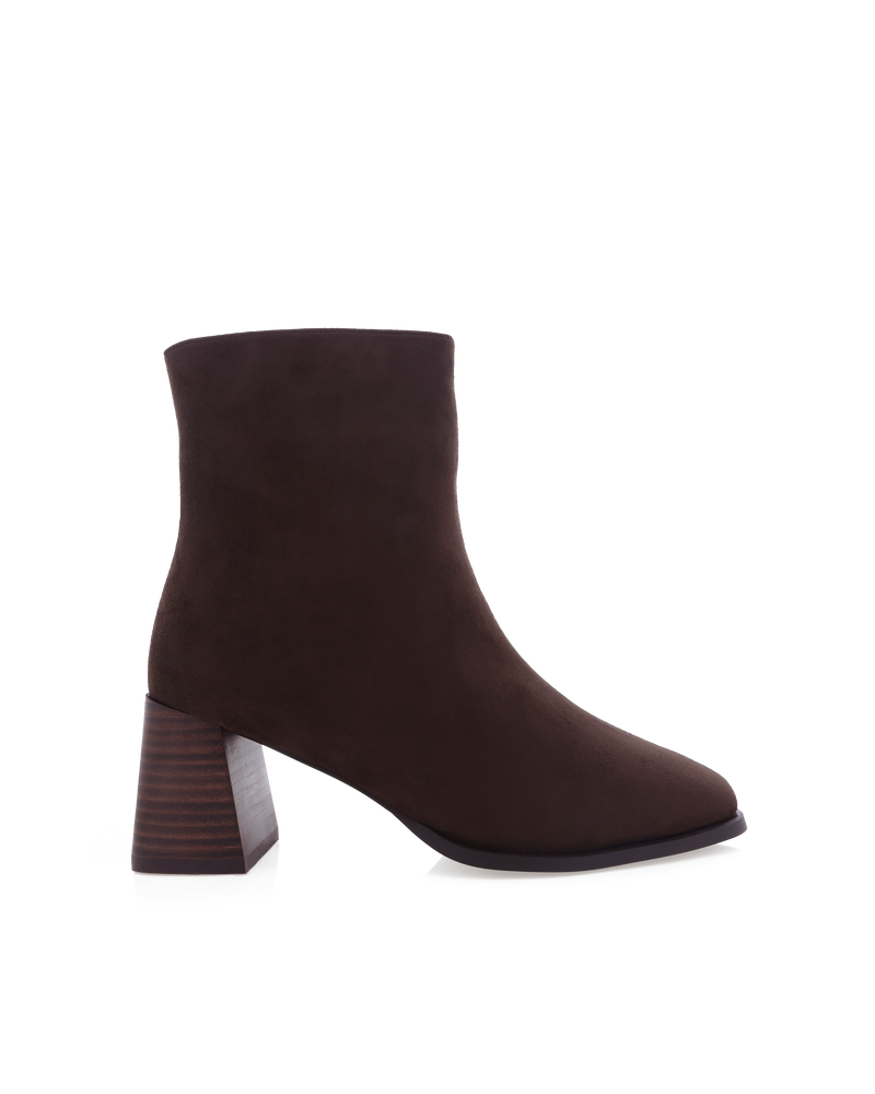 ALANIA CURVE - DARK CACAO SUEDE-Boots-Billini-Billini