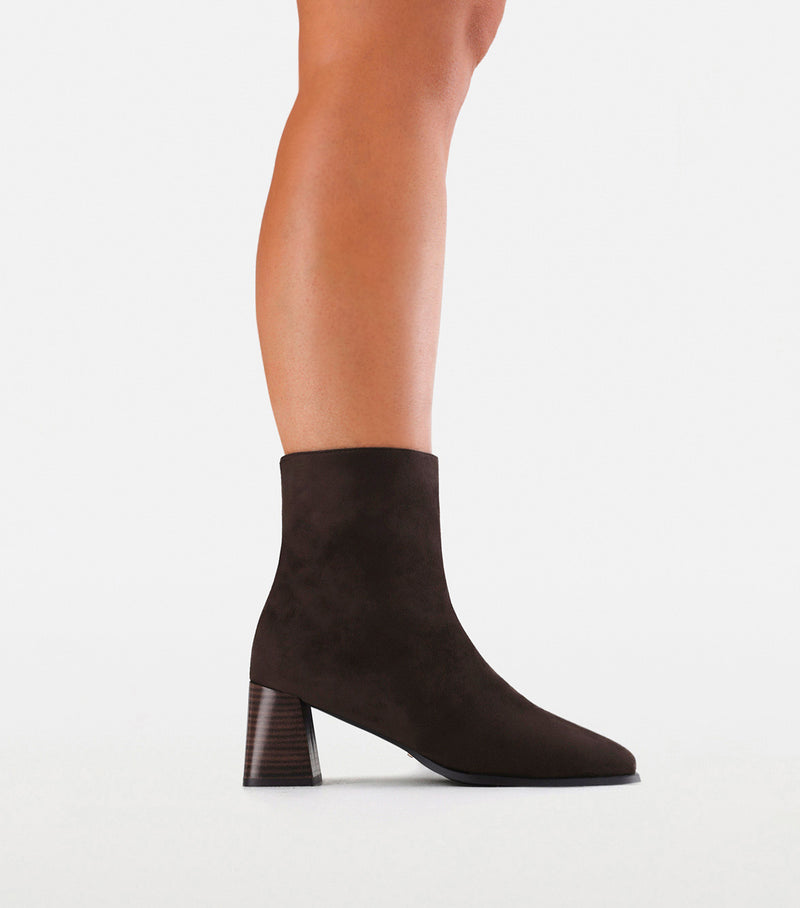 ALANIA CURVE - DARK CACAO SUEDE-Boots-Billini-Billini