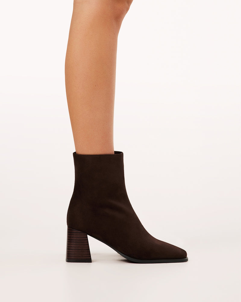 ALANIA - DARK CACAO SUEDE-Boots-Billini-Billini