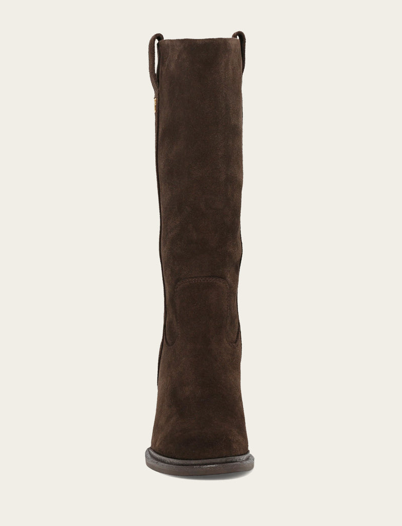 Alex Slouchy Mid - Dark Brown - Front