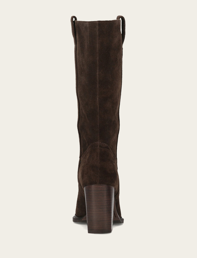 Alex Slouchy Mid - Dark Brown - Back