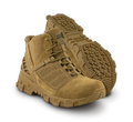 Original SWAT coyote tactical boots with a lace-up closure, rubber outsole, and mesh fabric upper designed for performance and comfort.