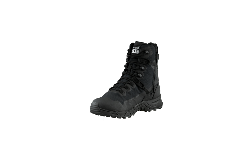 Original SWAT best police boots with a side zipper, featuring a non-marking rubber outsole.
