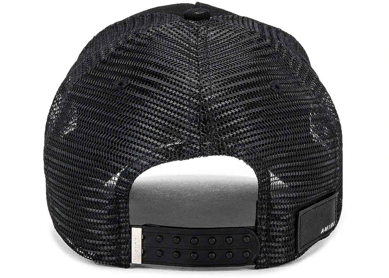 AMIRI Logo Core Trucker Hat Black/Red