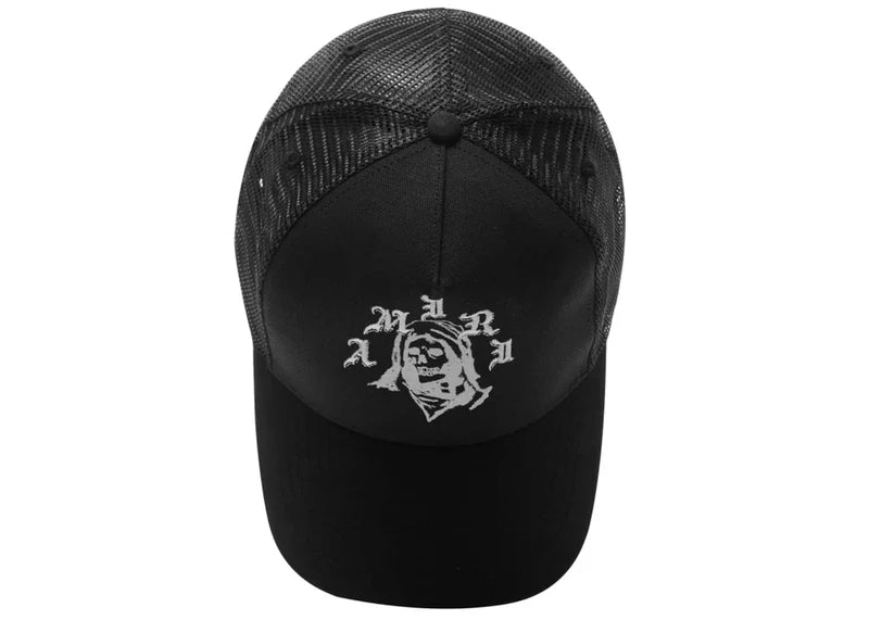 AMIRI Reaper Trucker Cap Black