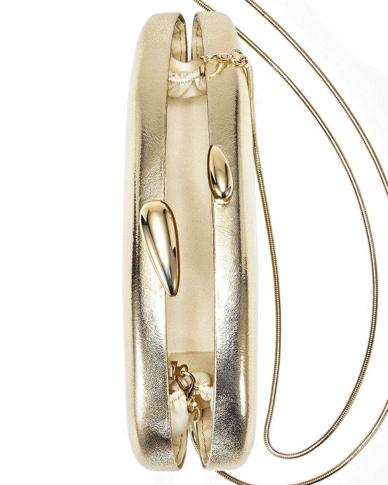 ANGIE CLUTCH BAG - GOLD METALLIC-Handbags-Billini-Billini