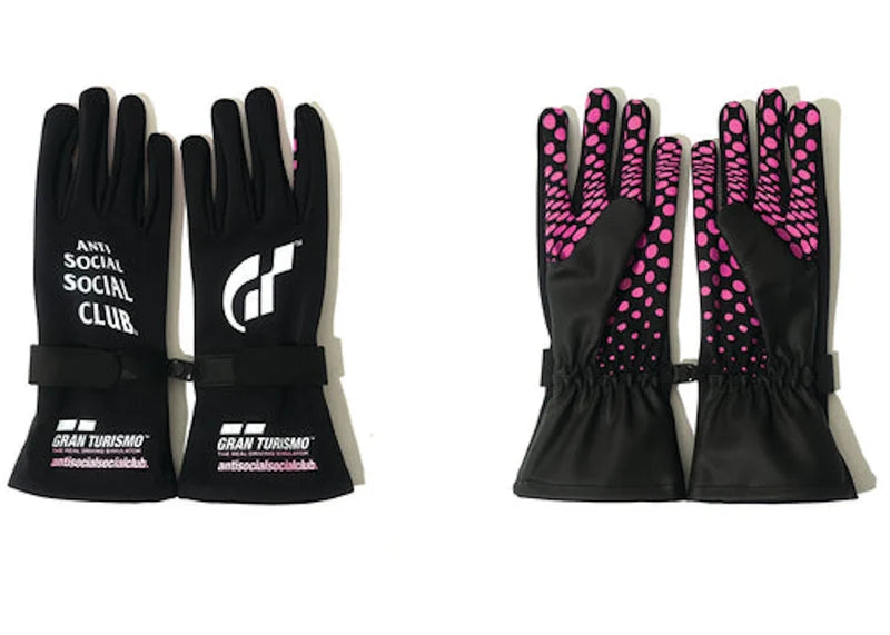 Anti Social Social Club x Gran Turismo Gloves Black