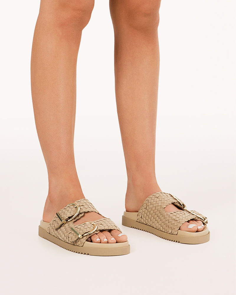 ARLET - BISCUIT SUEDE-Sandals-Billini-Billini