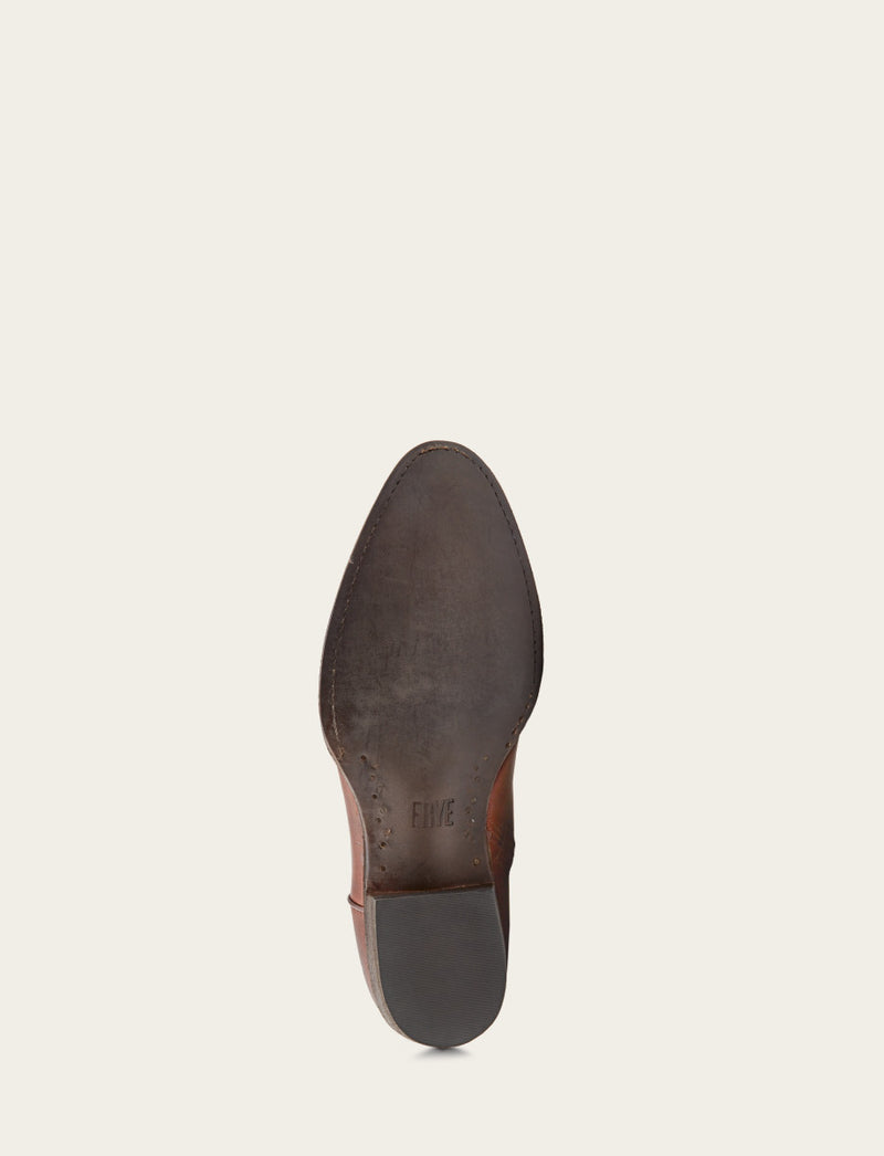 Austin Inside Zip - Cognac - Sole