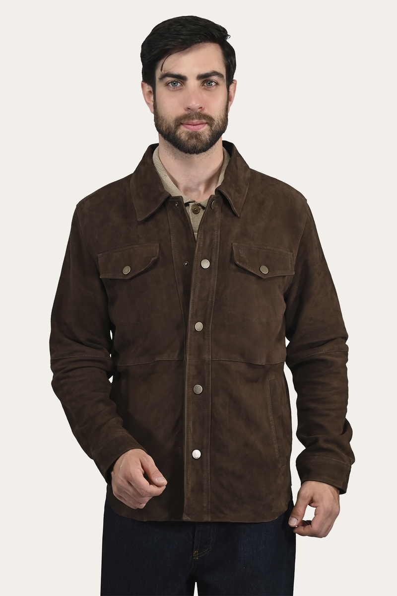 Authentic And Original Suede Shacket