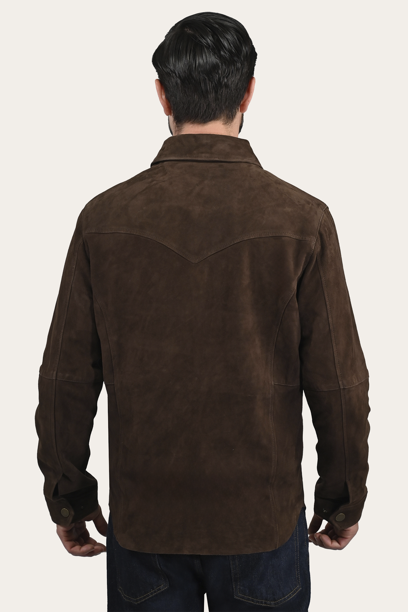 Authentic And Original Suede Shacket