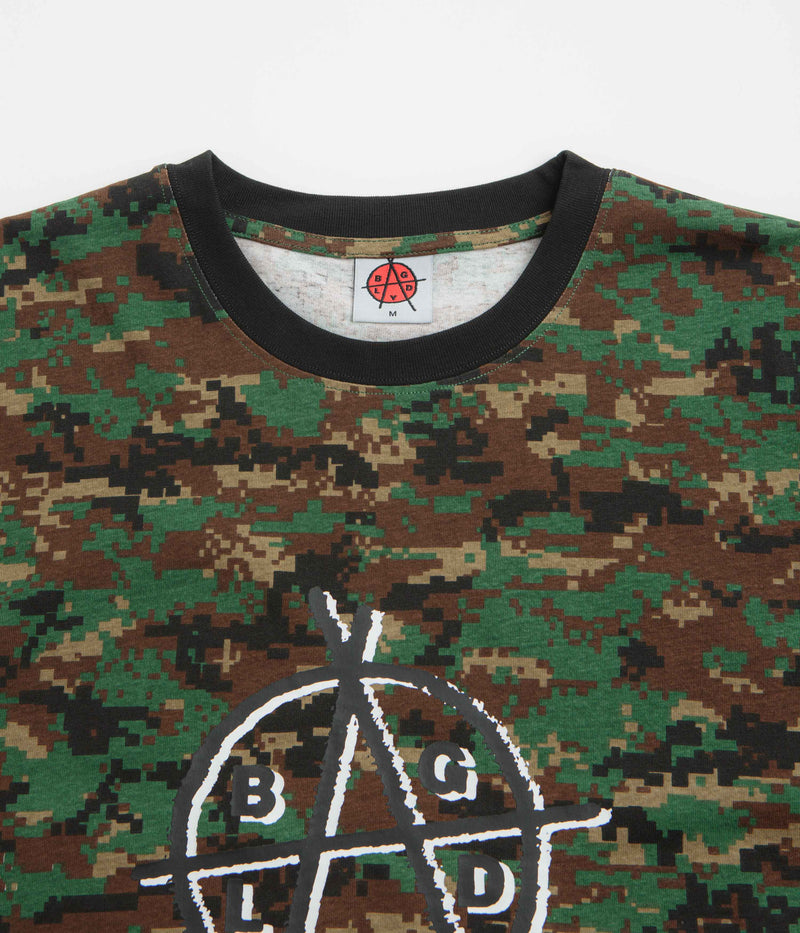Baglady Bagarchy Ringer T-Shirt in Digi Camo