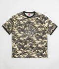 Baglady Bagarchy Ringer T-Shirt in Sand Camo