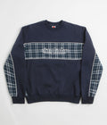 Baglady Warp Tech  Crewneck Sweatshirt in Dark Navy