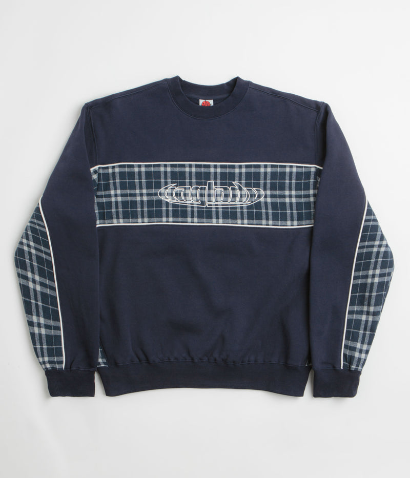 Baglady Warp Tech  Crewneck Sweatshirt in Dark Navy